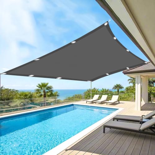 6x6 FT Outdoor Waterproof Rectangle Sun Shade Sail for Patio/Pool UV Protection Canopy Pergola Shade Cover at Amazon