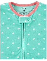 Pijama sin pie de vellón para niñas de 2 piezas de Carter