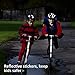 Reflective Stickers for Helmet Bicycle,AGPTEK 38 Pcs Bicycle Reflective Tape, Reflective Stickers for Hard Surfaces Motorcycle, Helmets, Bicycles, Strollers, Wheelchairs (3 Pack, 6.5 x 4.13 Inches)