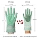 Dhwazz Magic Saksak Silicone Dishwashing Gloves, Reusable Scrubber Dish Brush Heat Resistant Kitchen Tool for Cleaning, Pet Hair Care, Dish Washing, Washing The Car (Green)
