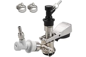 Sankey D Keg Coupler with Adapter and Ball Lock Disconnect Set Standard Type Kegerator Kit Keg Taps for Beer used for Keg Keg