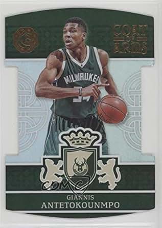 Amazon.com: Giannis Antetokounmpo (Basketball Card) 2016-17 Panini Excalibur - Coat of Arms #18 ...