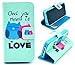 iphone 4 Case,iphone 4S Case, Welity Retro owl Love PU Leather Wallet Type Magnet Design Flip Case Cover Credit Card Holder Pouch Case for Apple iPhone 4/4S/4G and one gift