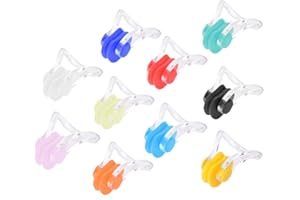 20PCS Nose Plugs, Assorted Color Swim Nose Clip Unisex Plug Swim Protector Adult Kids