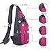 CARQI Sling Bag Waterproof Shoulder Backpack Crossbody Purse for Hiking Camping