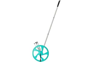IUEQSEOG Line Marking Wheel – 1000ml Chalk Powder Dispenser with 31cm Roller – Adjustable Handle 101-122cm – Ideal for Sports