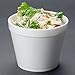 KC Commerce 12oz Foam Bowls With Lids ( 100 Set ) For Hot & Cold Food