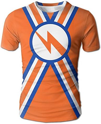 Rniom South African National Union Men's Short Sleeve T-Shirt Tee Round Neck Full 3D Graphic Printed