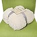 FabricMCC Faux Fur Throw Blanket, Camel Fleece Blanket, Solid Warm Soft Cream Style Throw on Sofa/Bed/Plane/Travel Bedspread Bed Sheet for Couch Light Weight Bed Shaggy Blanket 50x60 Inch