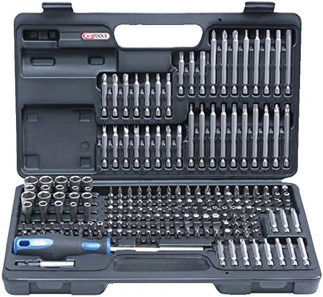 KS Tools 911.2008 1/4-inch Classic Security Bit Set (208 Pieces), Multicolor, Variety Pack