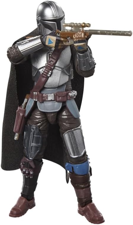 Hasbro The Vintage Collection, Il Mandaloriano e Grogu, action figure deluxe collezionabile ispirata al film The Mandalorian & Grogu, da 9,5 cm — foto 6 di 8