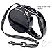 Sminiker Professional Retractable Dog Leash With Durable, Thick&Adjustable 16ft Dog Retractable Leash Are The Best Pet Leash Dog Lead For Small, Medium, Large Dogs To Training, Walking, Jogging(Black)