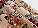 1950s dress Polka Flower Pattern Retro Vintage Style Cocktail Party Swing BEIGE S