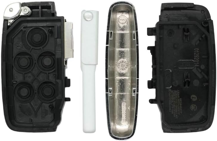 BROVACS Replacement Key Shell + Uncut Blank Emergency Insert Key Compatible with LAND ROVER Range Rover 5 Button Smart Keyless Entry Remote Key Case Fob PG705N - Image 4