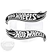 Chevy Camaro Hot Wheels LH & RH Fender Emblems - Black & Chrome