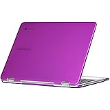 iPearl mCover Hard Shell Case for 12.3" Samsung Chromebook Plus XE513C24 series ( NOT Compatible with older XE303C12 / XE500C12 / XE503C12 models ) laptop - Chromebook Plus XE513C24 (Purple)