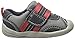 pediped Grip-N-Go Adrian Sneaker (Toddler),Navy/Grey/Red,21 EU (5.5 M US Toddler)
