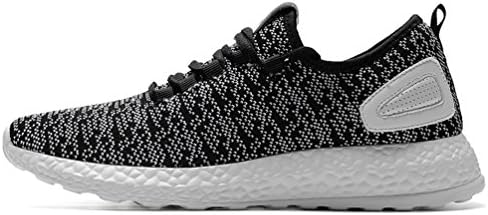 Sherry Love Fashion Sneakers for Women with Lightweight Breathable Comfortable and Soft Function Running Shoes -Black and White-41 EU