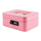 KYODOLED Medium Lock Box Safe with Money Tray for