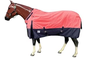 Rugged Ride 1200 Denier Heavyweight Waterproof Turnout Blanket w/Adjustable Neck - 300 gram Fill