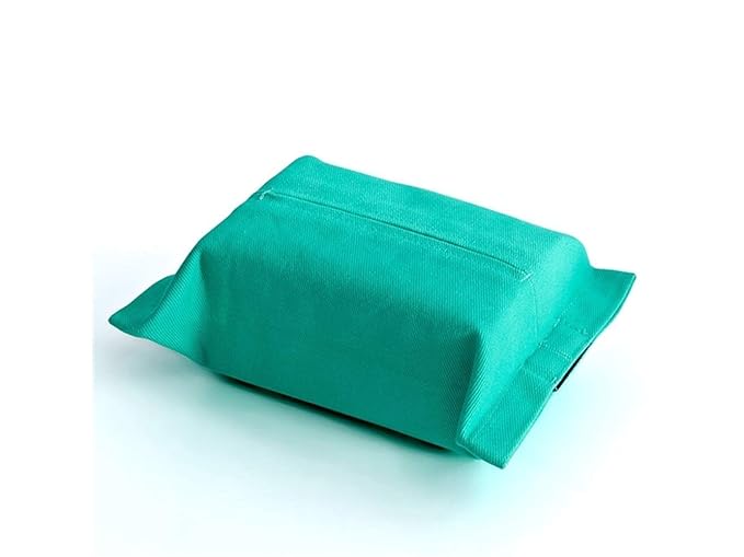 Seba5 Home Kreative Baumwollpapier Tissue Case Paper Pumping Box für Haus und Auto (blau)