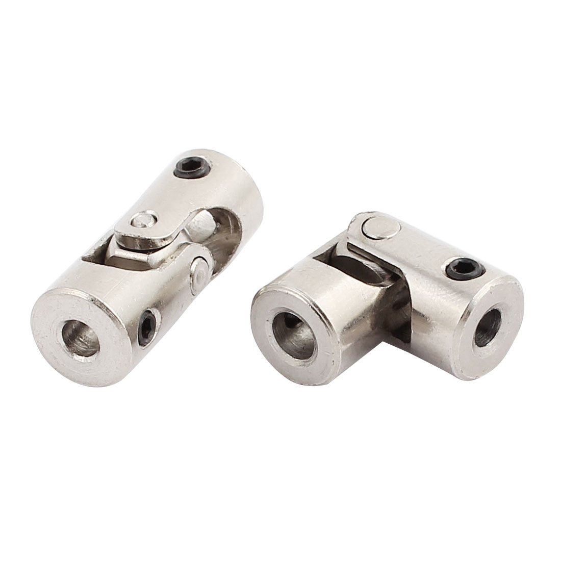 Sourcingmap 2Pcs 3.2mm to 4mm Motor Shaft Rotatable Universal Joint Connector for DIY RC Model