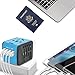 CASTRIES 2000W Voltage Converter 220 to 110 Power Converter ,Universal Travel Adapter and Converter Combo with 2.5A 2-Port USB Charging and EU/UK/AUS/US Worldwide Plug Adapter,White