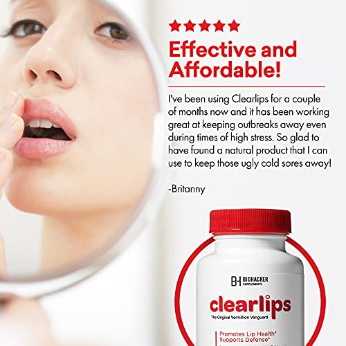 Lysine Capsules for Great Mouth and Lip Health, Natural Immune Booster