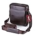 Zicac Mens Genuine Leather Shoulder Messenger Bag - Brown