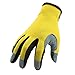 OZERO Garden Gloves Flex Deerskin Leather Touch Screen Work Glove for Yard Working/Gardening/Bike Cycling/DIY/Mechanics for Women and Men (Yellow,Medium)