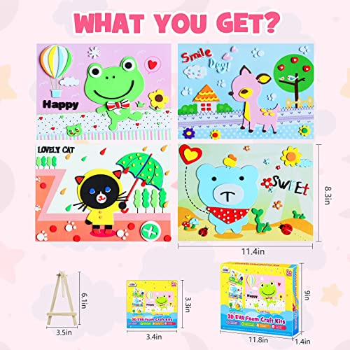 ZMLM Foam Craft Kit Toddler Preschool Busy Art Craft Supply Kids DIY