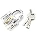 5Pcs Locks Transparent Visible Cutaway Practice Kit Padlock Door Lock Pick Training Skill For Locksmith Beginner