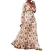 Feite-Fashion-Women-Retro-Print-Floral-V-Neck-Long-Sleeve-Evening-Party-Dress