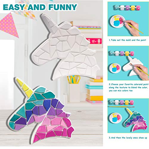 Eduzoo Paint Your Own Stepping Stone Art and Craft Painting Kit, DIY