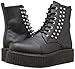 Demonia Men's V-cre573/Bvl Ankle Bootie, Black Vegan Leather, 11 M US