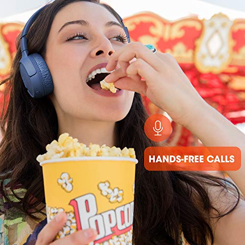 JBL TUNE 510BT – BLUETOOTH HEADPHONES WITH UP TO 40 HOURS BATTERY, MICROPHONE FOR CALL, FOLDABLE AND COMFORTABLE, ANDROID AND IOS COMPATIBLE (BLACK)