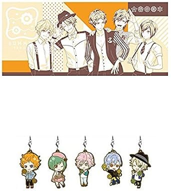 Amazon 一番くじ ａ３ 旗揚げ公演 B賞 夏組応援タオル F賞 花咲くラバーストラップ 夏組 5種セット アニメ 萌えグッズ 通販