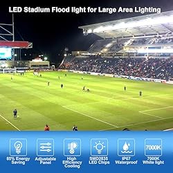 XINGHUANLIT 800W Stadium Lights, 400W LED Flood