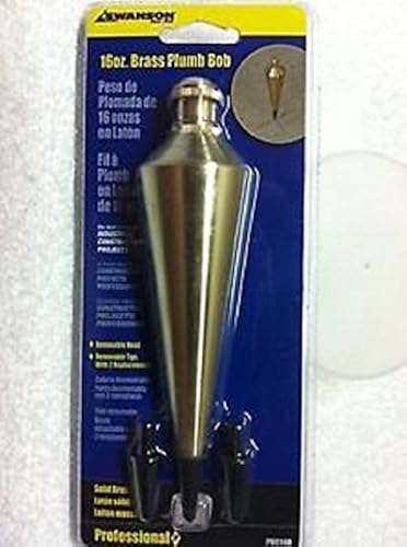 Swanson Tool Lotgewicht 16oz Aus Messing - Präzision Für Maurer & Handwerker