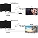 AZUNX HDTV Antenna Indoor, Digital TV Antenna with 2018 Newest Version,60 to 80 Mile with Amplifier Signal Booster for 1080P 4K Free TV Channels, Amplified 16.5FT Coax Cable.
