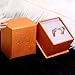 Presentski 925 Sterling Silver Rose Gold-Plated Engagement Wedding Rings with Cubic Zirconia,Promise Rings for her
