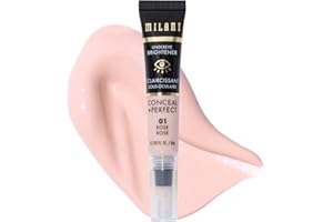 Milani Conceal + Perfect Undereye Brightener for Treating Dark Circles, Face Lift Collection - Rose