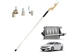 CRYMOY Radiator Cleaning Wand, 2025 New 24'' Portable Radiator Cleaning Tool, 4500 PSI Radiator Flush and Cleaner Tool, Radiator Pressure Washer Tool for Household Cars, Trucks, RV (With Switch)