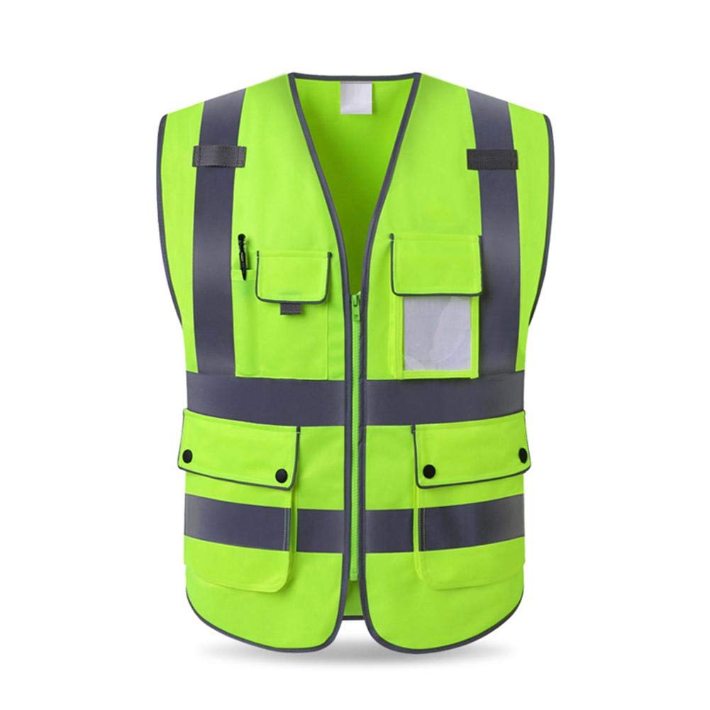 Urben Life Gilet di Sicurezza di Sicurezza ad Alta visibilit/&agrave; e Banda Riflettente