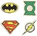 amscan Justice League Erasers, Party Favor Multicolor, 1 3/8