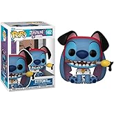 Funko Pop Stitch in Costume + Protector: Lilo & Stitch Pop! Disney Vinyl Figure (Gift Set Bundled with ToyBop Brand Box Protector Collector Case) (101 Dalmatians: Stitch as Pongo The Dog)