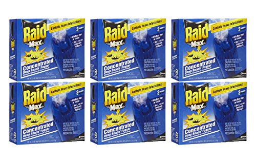 Raid Max Fogger, 2.1 OZ, 3 CT (Pack - 6) Raid Max Fogger, 2.1 OZ, 3 CT (Pack - 6)