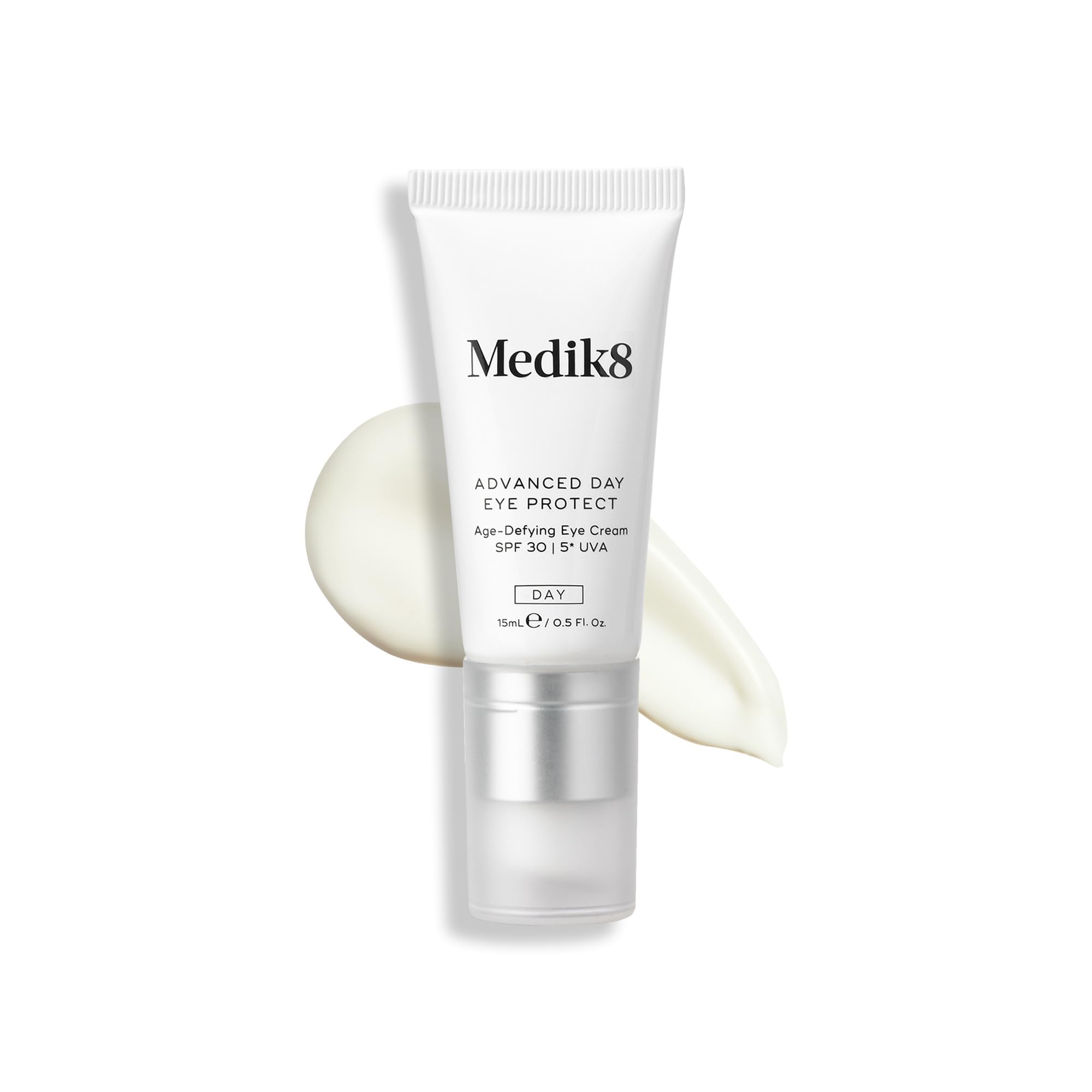Medik8 Advanced Day Eye Protect - Age-Defying Eye Cream - SPF 30 - Targets Dark Circles, Prevents & Smooths Wrinkles - 15ml