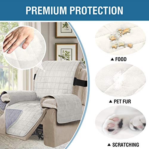 100 Waterproof Suede Recliner Chair Cover Recliner Slipcover Recliner