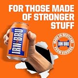 IRN-BRU Regular 24 Pack 24 x 330ml Cans Iconic Flavoured Fizzy Drinks view 3
